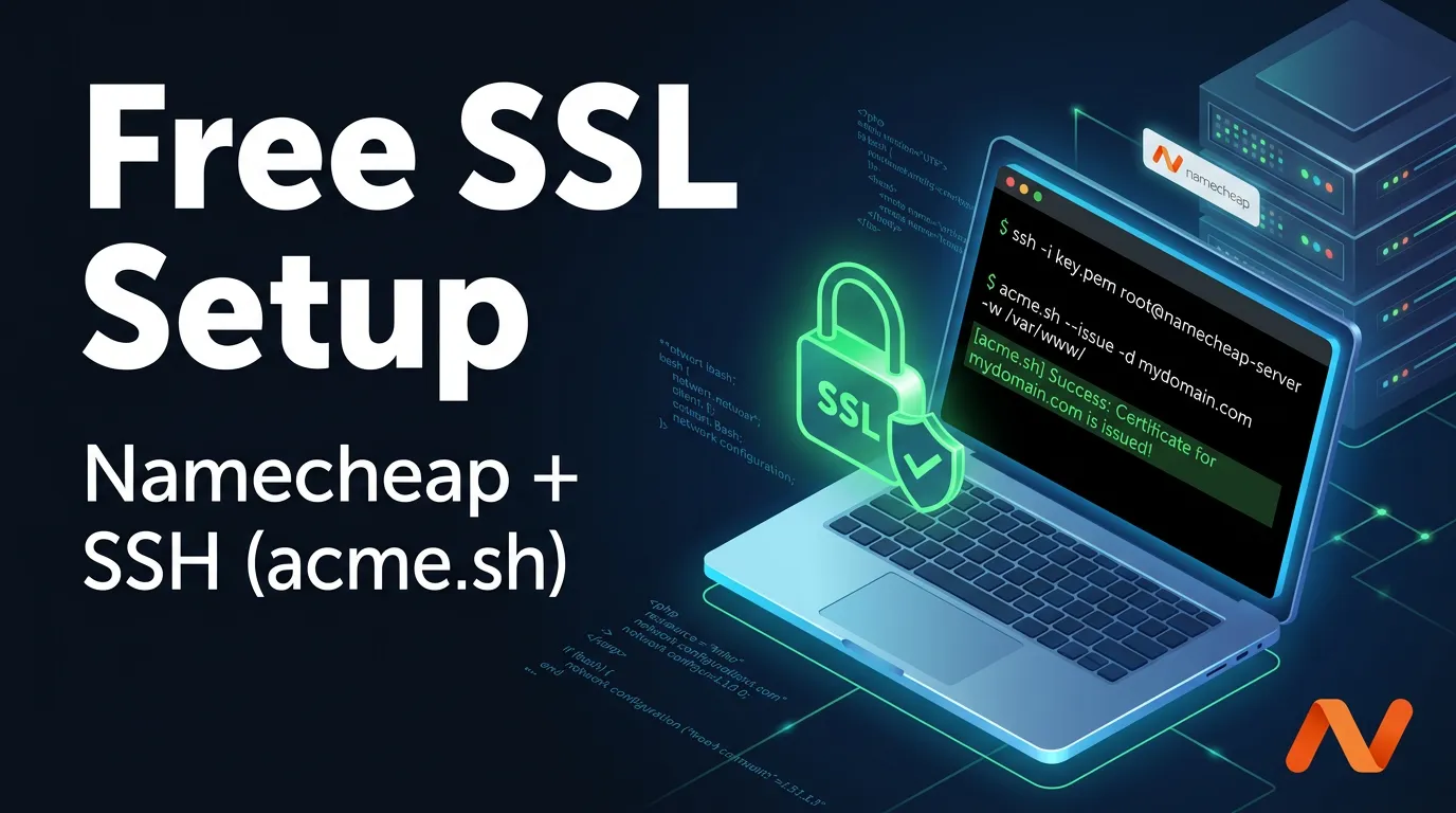Install Free SSL at Namecheap SSH (acme.sh)