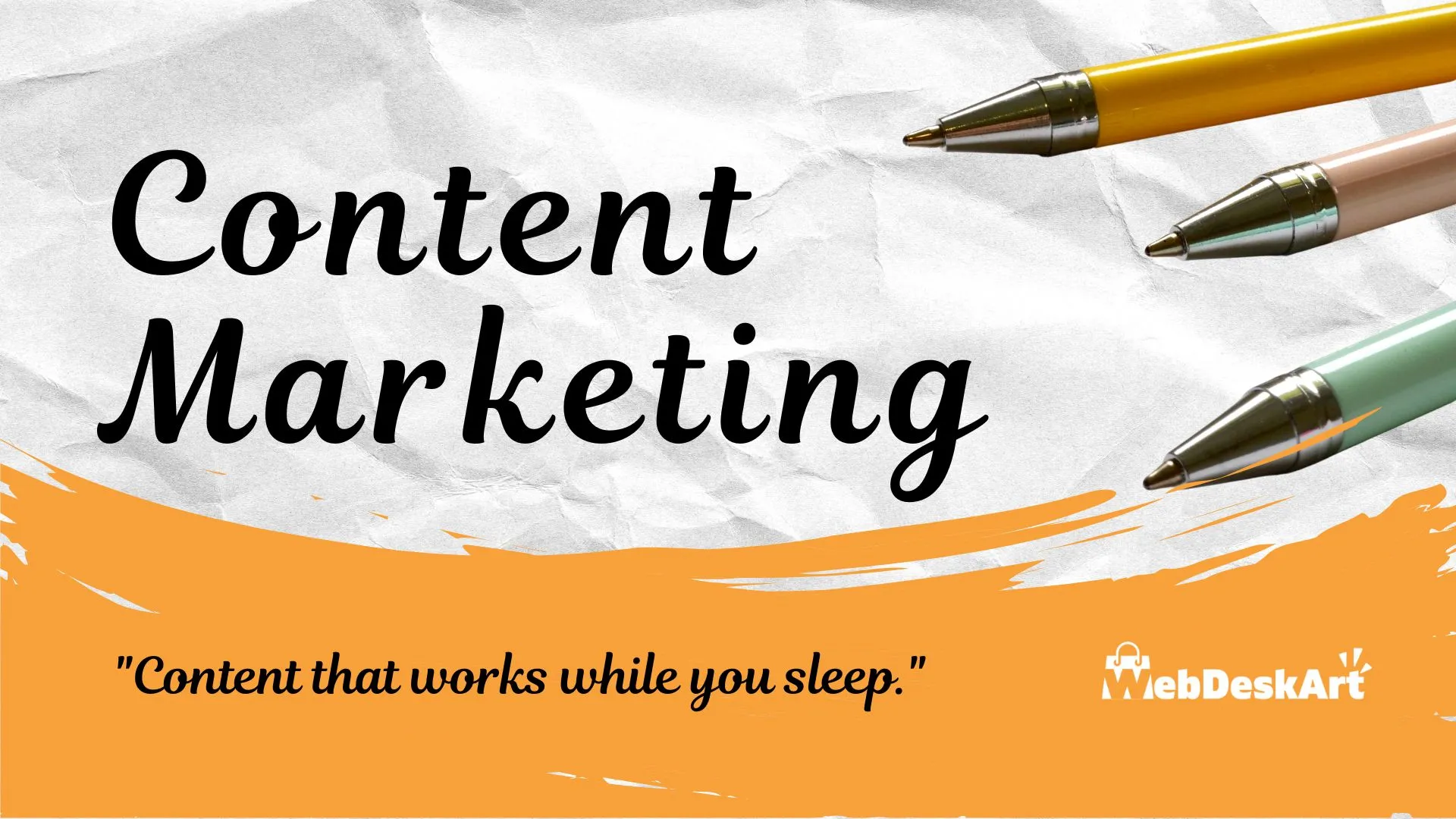 Content Marketing Services by WebDeskArt