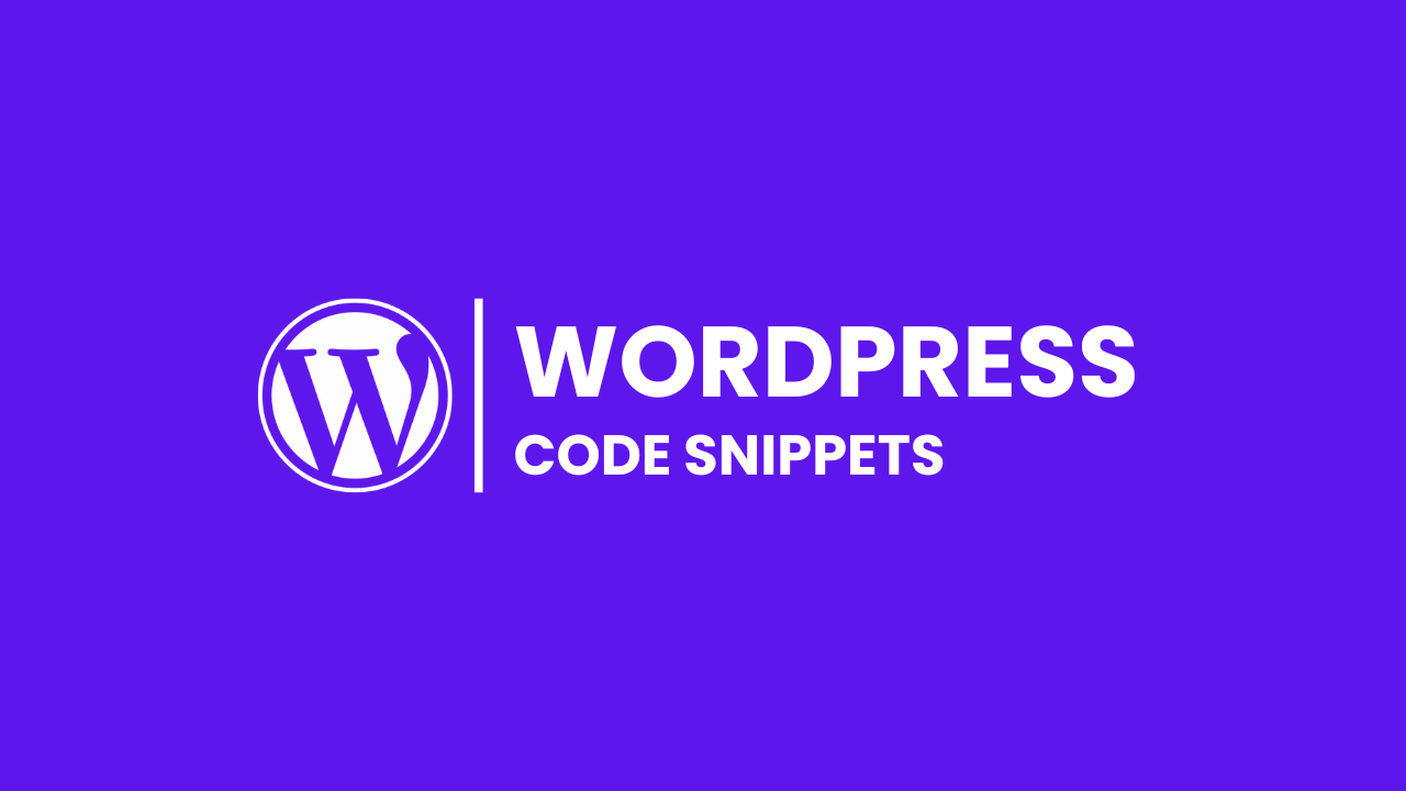 WordPress Code Snippets for Retrieving Post Data